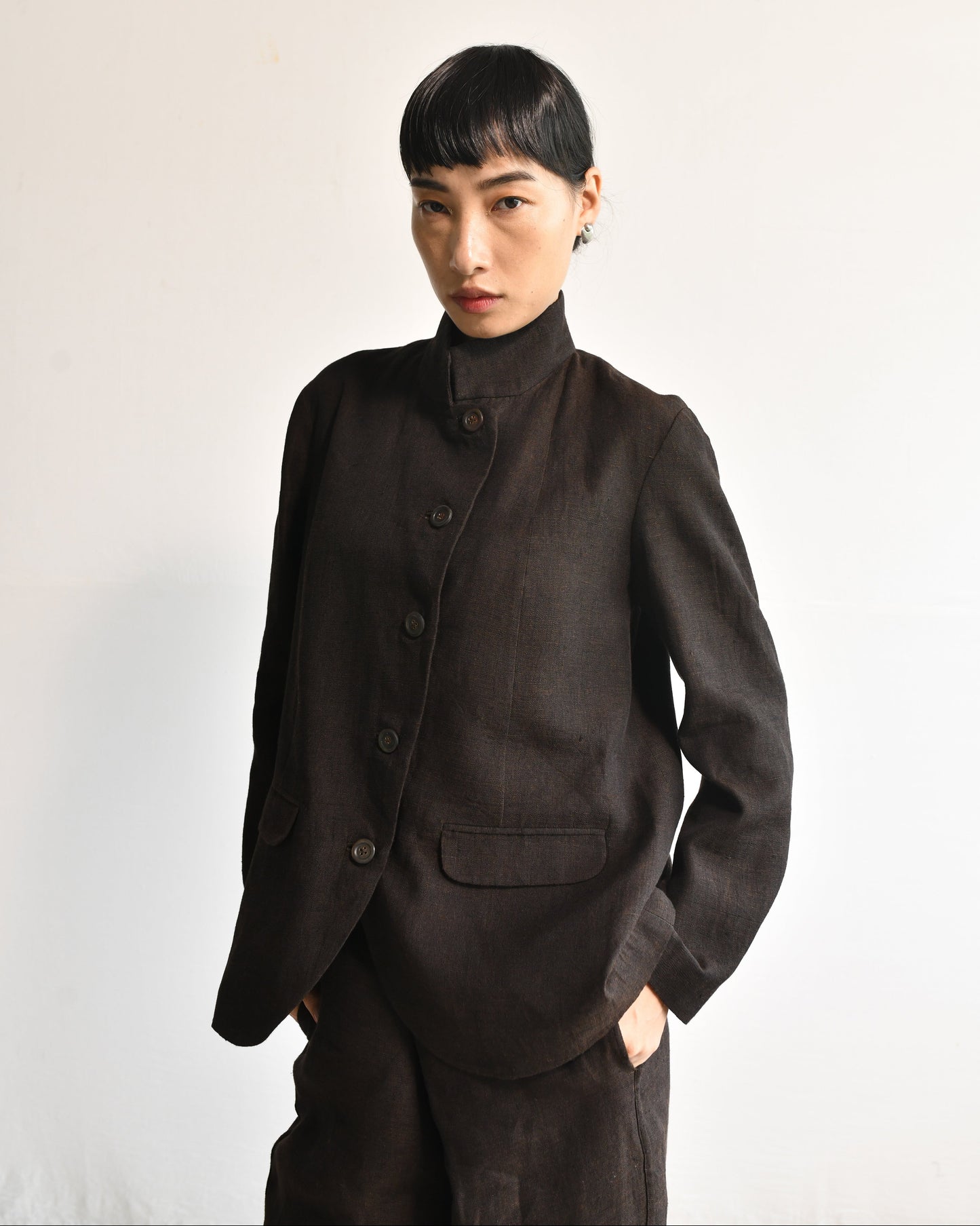 Maku Cherie Handwoven Jacket Burnt Walnut-Maku-Thistle Hill