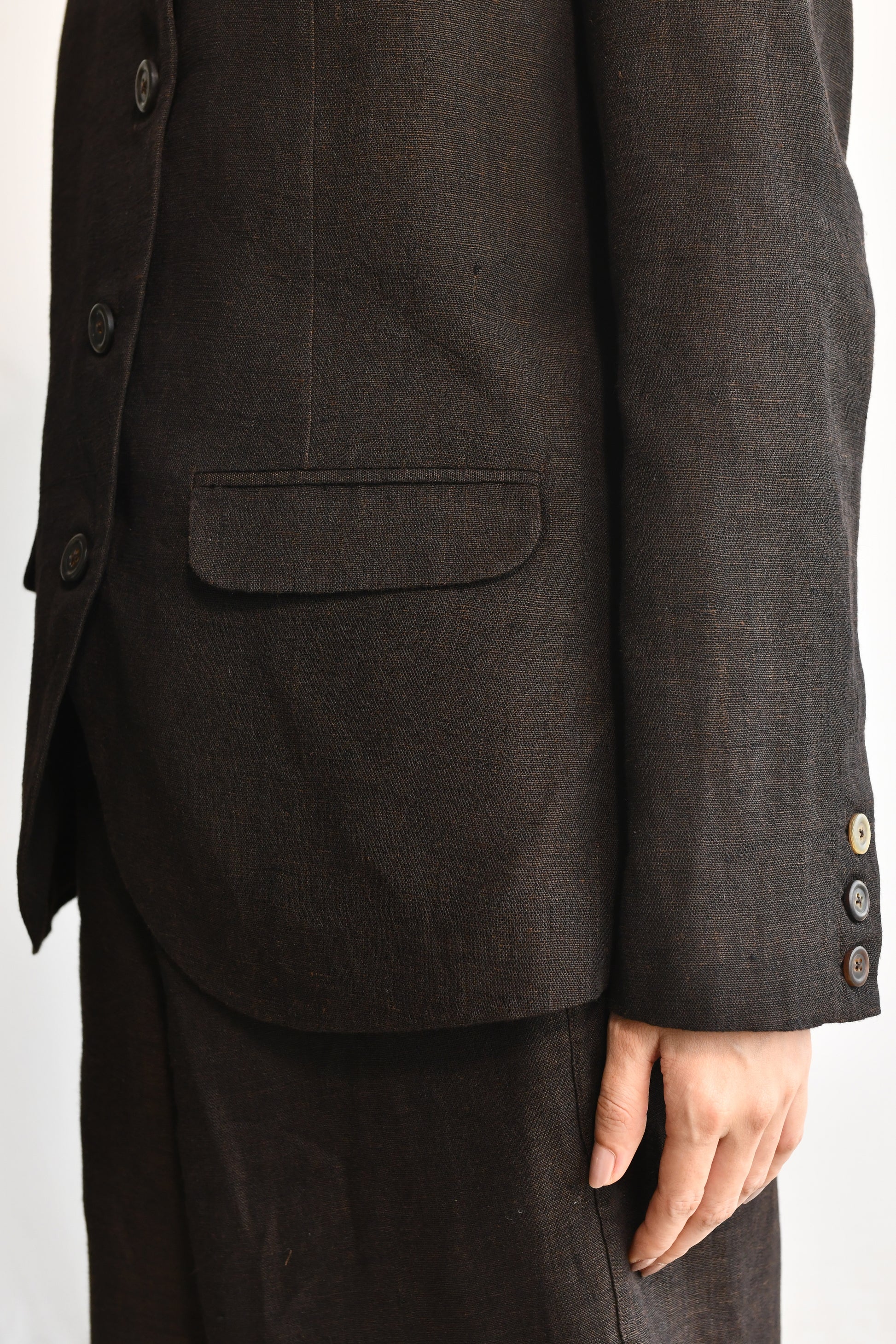 Maku Cherie Handwoven Jacket Burnt Walnut-Maku-Thistle Hill