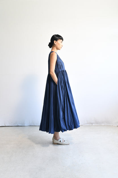 Maku Sole Handwoven Dress Navy-Maku-Thistle Hill