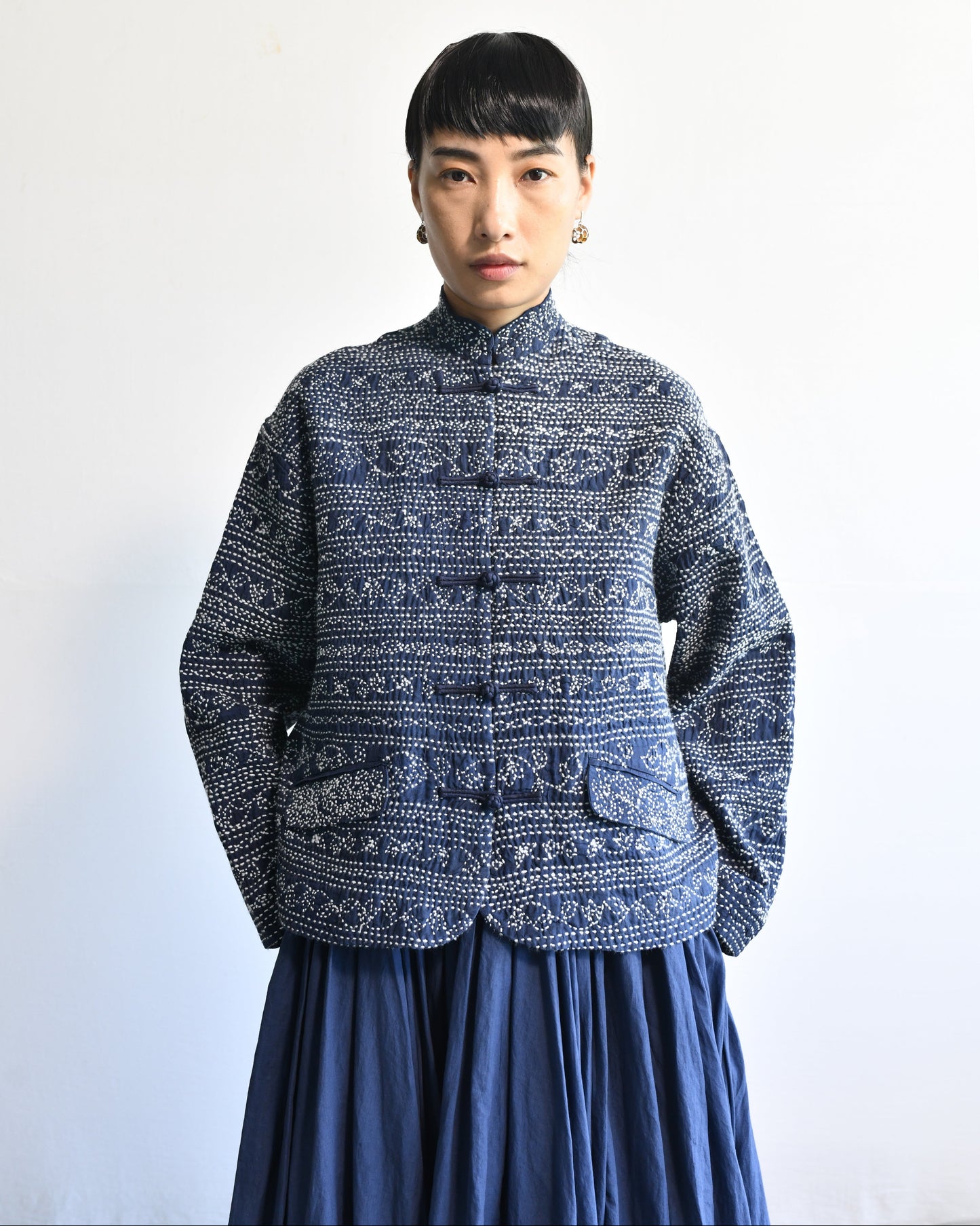 Maku Kelp Handwoven Jacket Navy-Maku-Thistle Hill