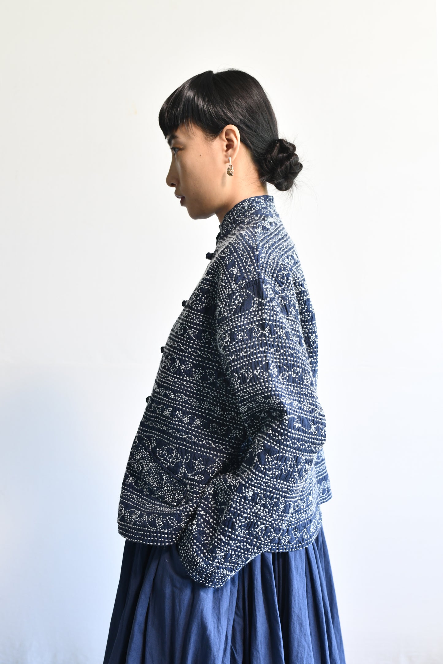 Maku Kelp Handwoven Jacket Navy-Maku-Thistle Hill