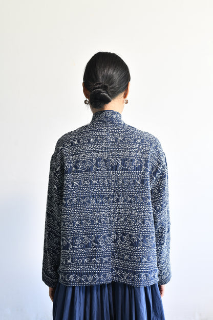 Maku Kelp Handwoven Jacket Navy-Maku-Thistle Hill
