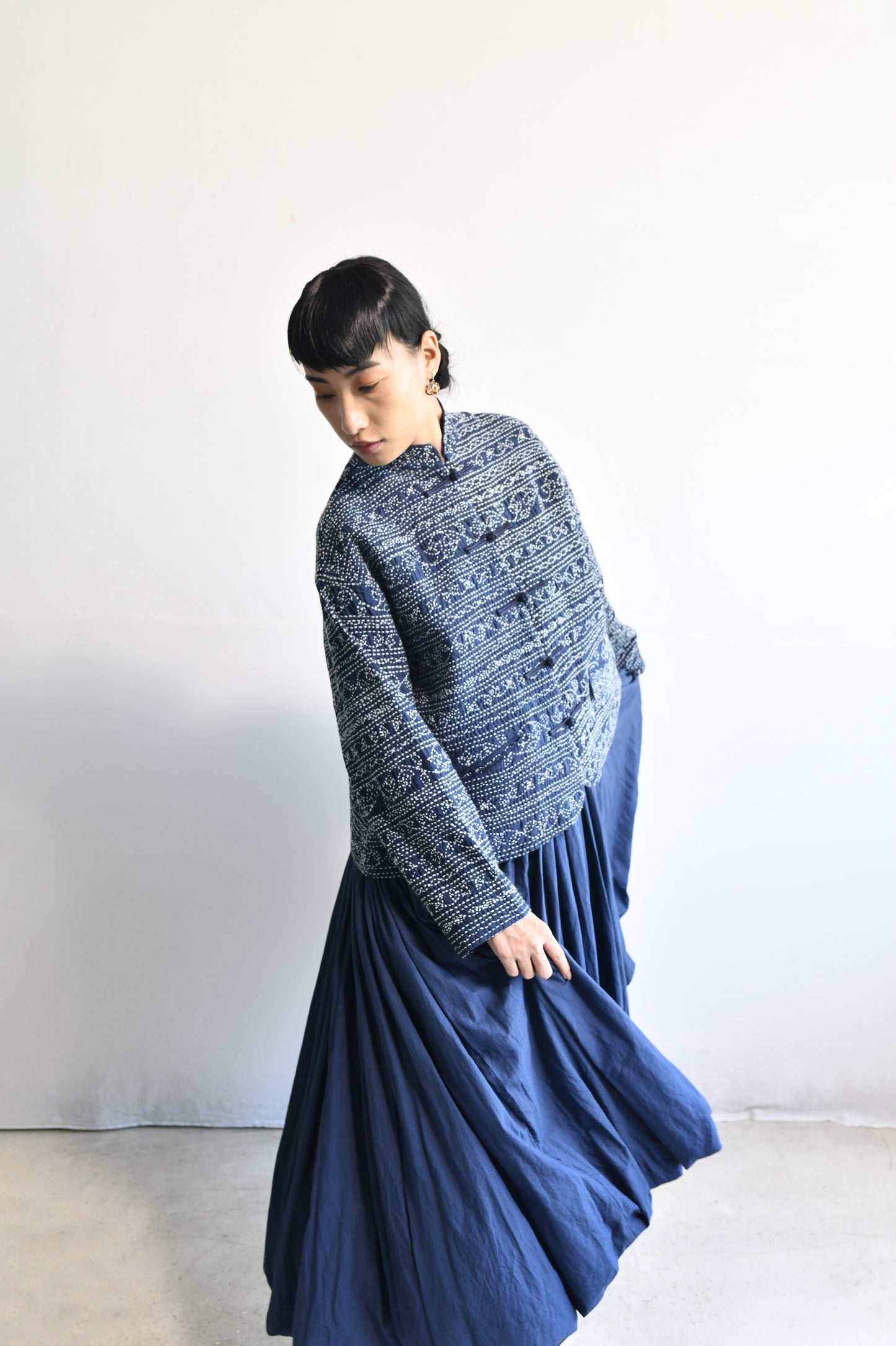Maku Kelp Handwoven Jacket Navy-Maku-Thistle Hill