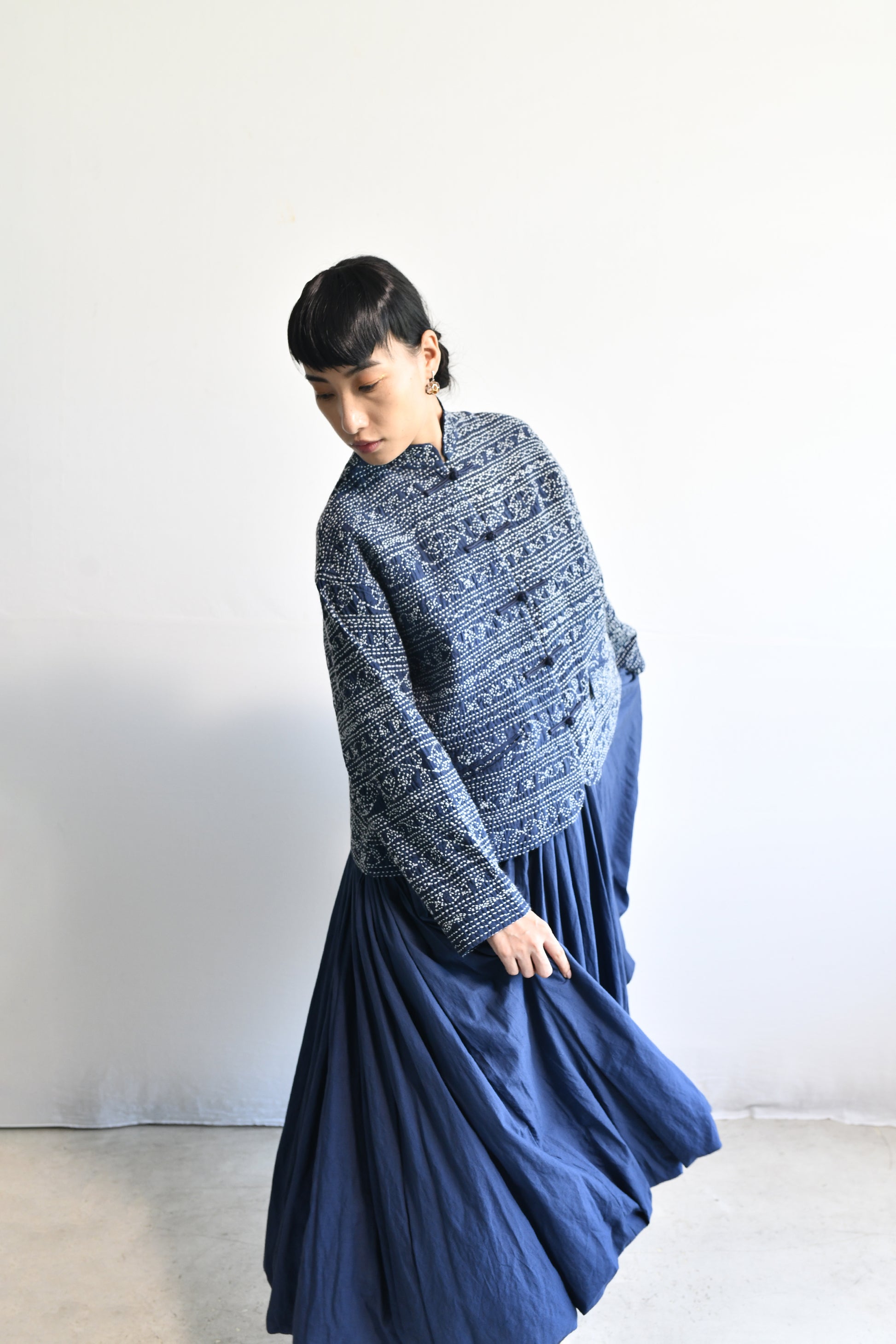 Maku Kelp Handwoven Jacket Navy-Maku-Thistle Hill