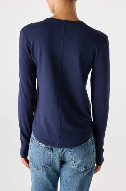 AMO Quinn Long Sleeve Tee Twilight-AMO-Thistle Hill