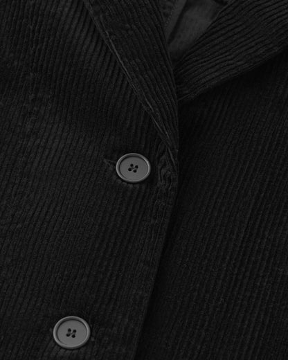 Manuelle Guibal Timo Cord Jacket Ultra Black-Manuelle Guibal-Thistle Hill