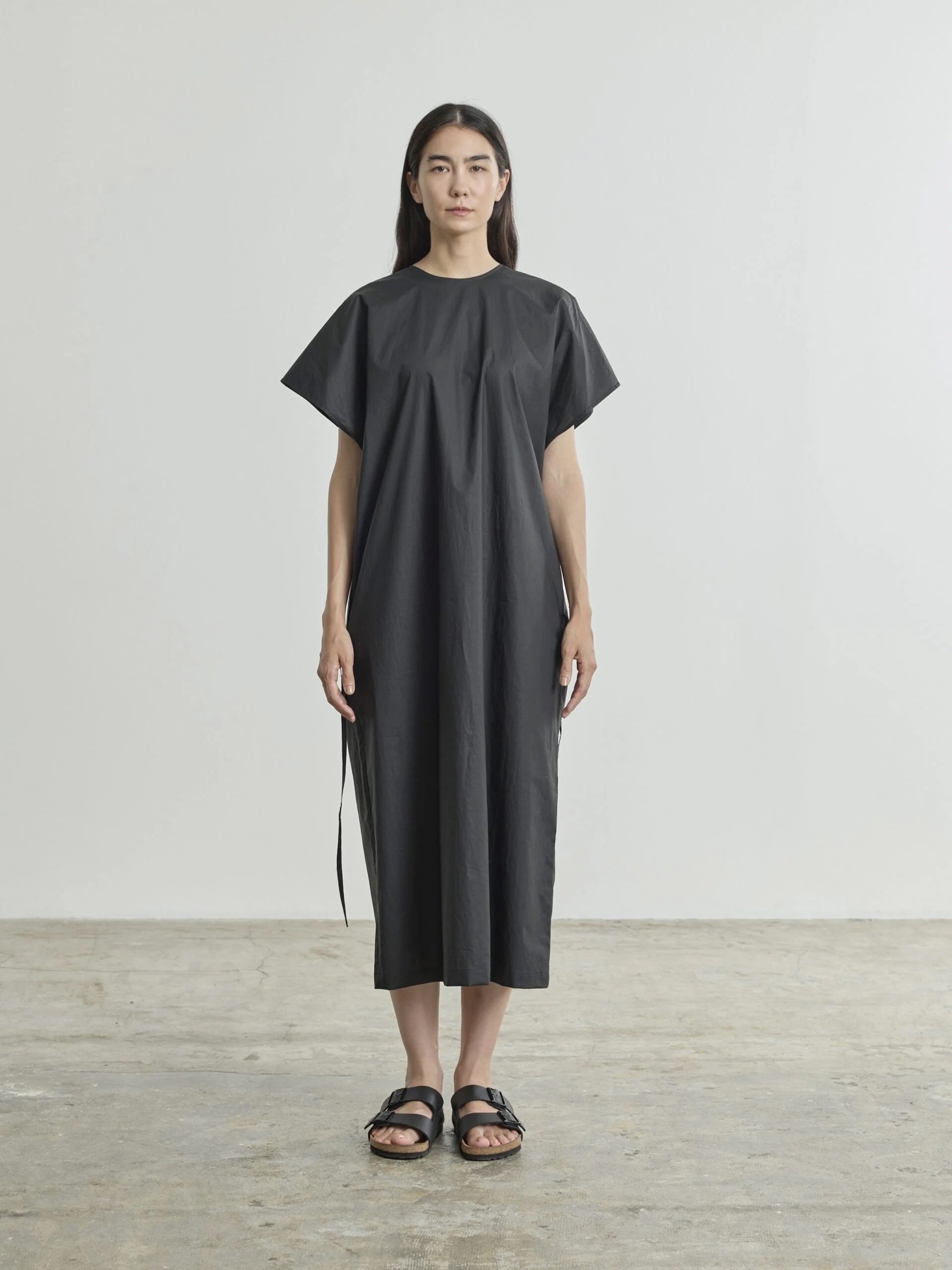 Nicholson & Nicholson Meg Poplin Dress Black-Nicholson & Nicholson-Thistle Hill