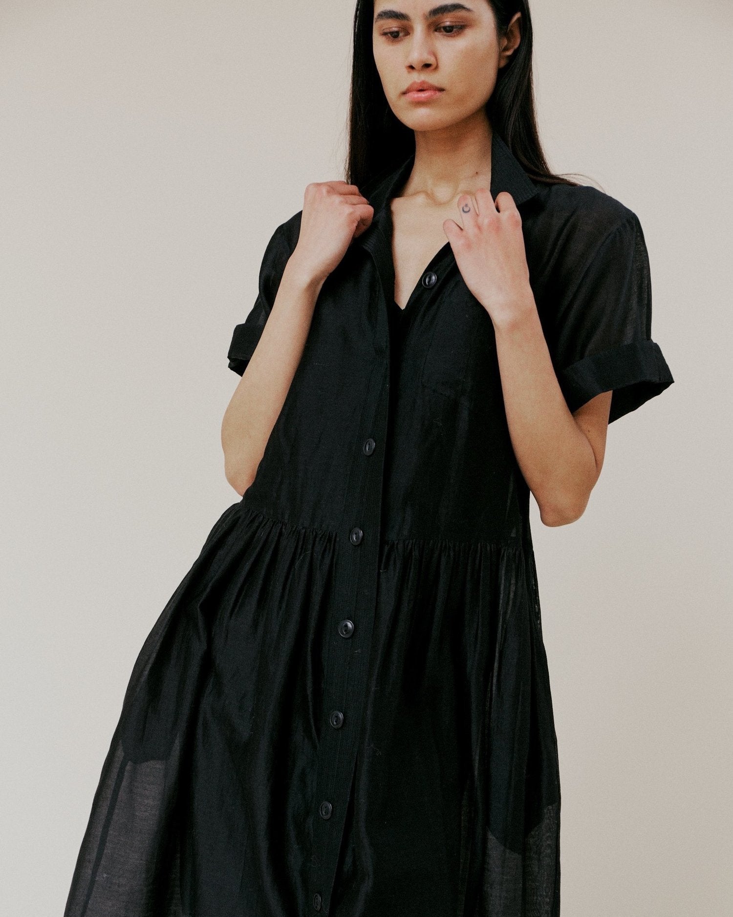 NYMåNE Stockholm Dress Black-NYMåNE-Thistle Hill