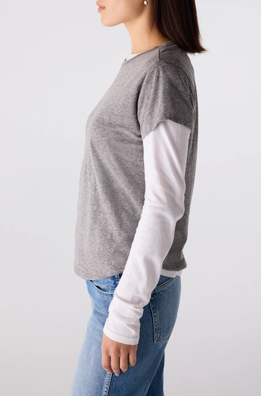 AMO Forever Tee Heather Grey-AMO-Thistle Hill