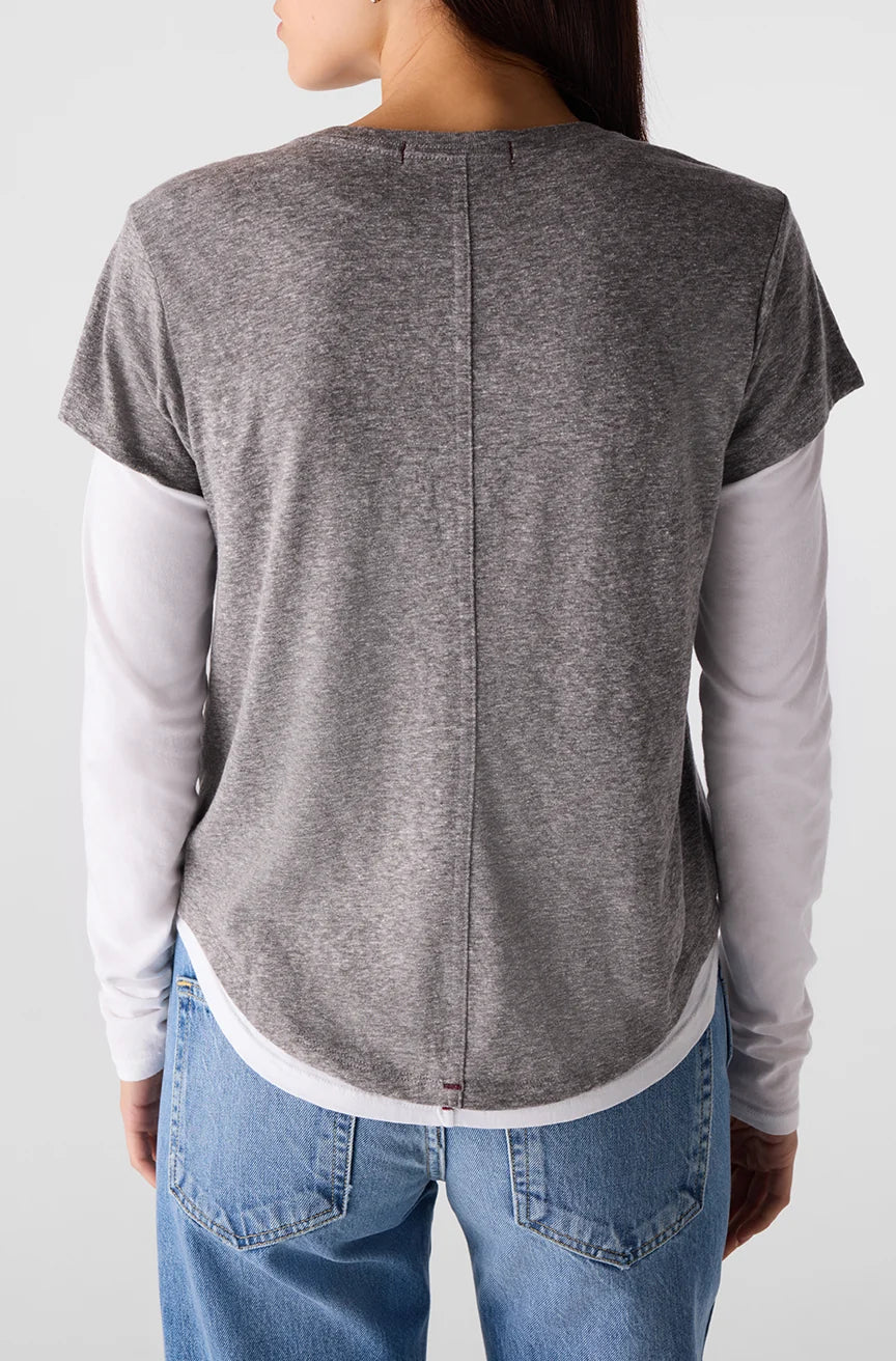 AMO Forever Tee Heather Grey-AMO-Thistle Hill