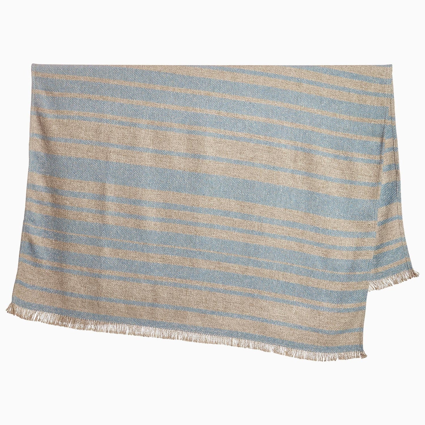 John Robshaw Ekram Light Indigo Throw-John Robshaw-Thistle Hill