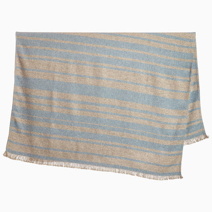 John Robshaw Ekram Light Indigo Throw-John Robshaw-Thistle Hill