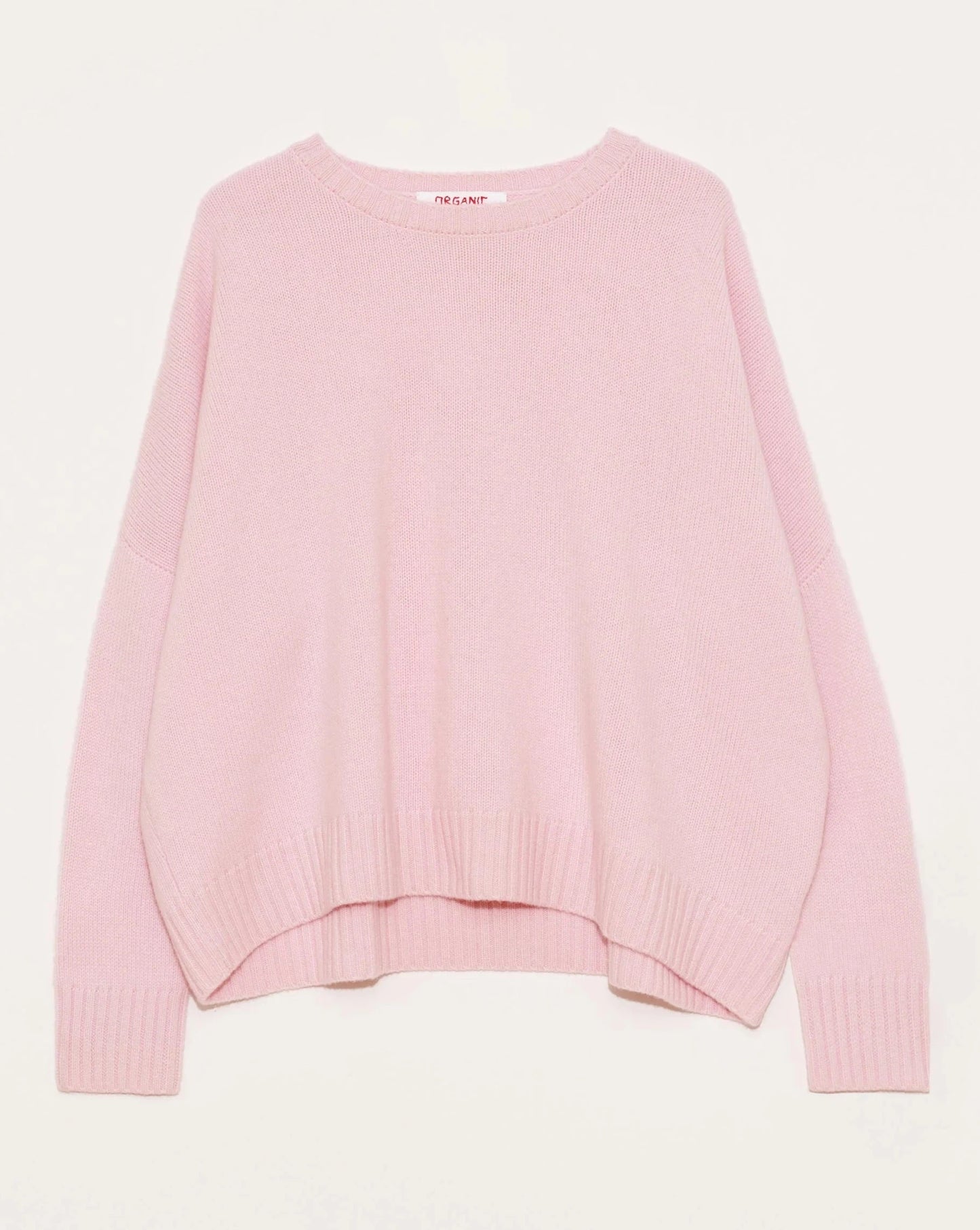 Organic by John Patrick Cashmere Wide Pullover Peony