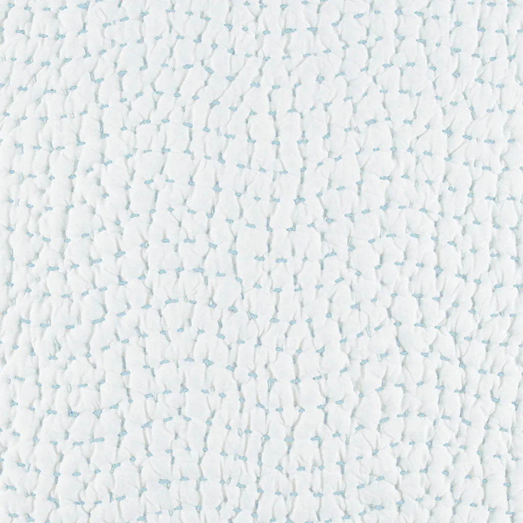 John Robshaw Hand Stitched Coverlet Mist-John Robshaw-Thistle Hill