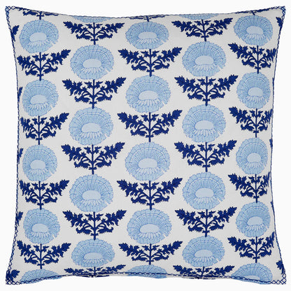 John Robshaw Kaavia Indigo Decorative Pillow-John Robshaw-Thistle Hill
