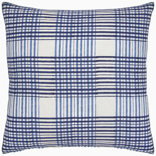 John Robshaw Keshav Indigo Decorative Pillow-John Robshaw-Thistle Hill