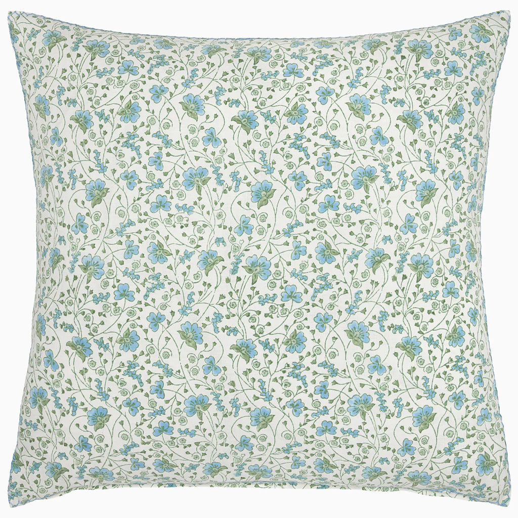 John Robshaw Trisha Leaf Decorative Pillow-John Robshaw-Thistle Hill