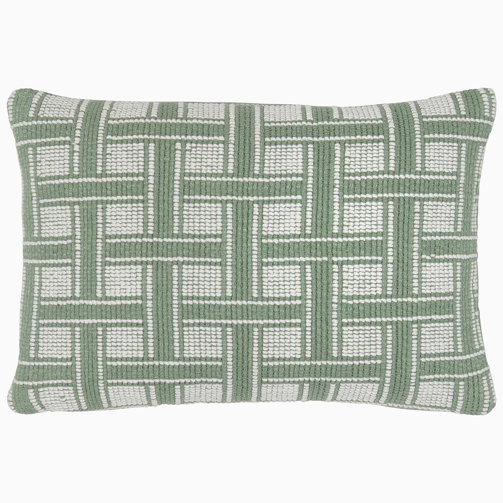 John Robshaw Vedika Sage Kidney Pillow-John Robshaw-Thistle Hill