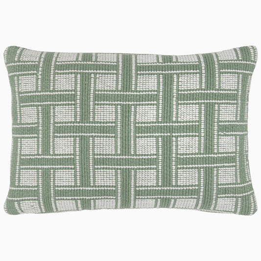 John Robshaw Vedika Sage Kidney Pillow-John Robshaw-Thistle Hill