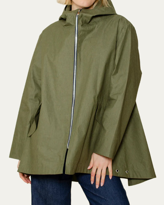 Pret Pour Partir Zephyr Lib Raincoat Olive-Pret Pour Partir-Thistle Hill