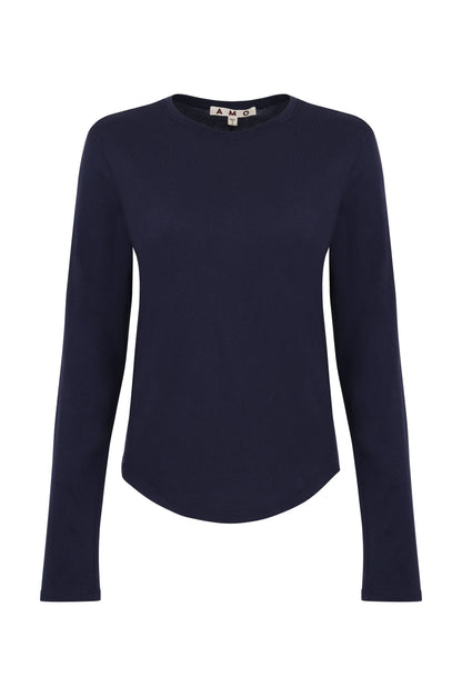 AMO Quinn Long Sleeve Tee Twilight-AMO-Thistle Hill