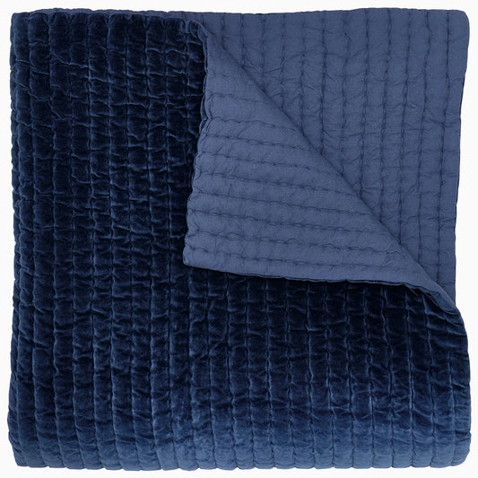 John Robshaw Velvet Indigo Quilt-John Robshaw-Thistle Hill