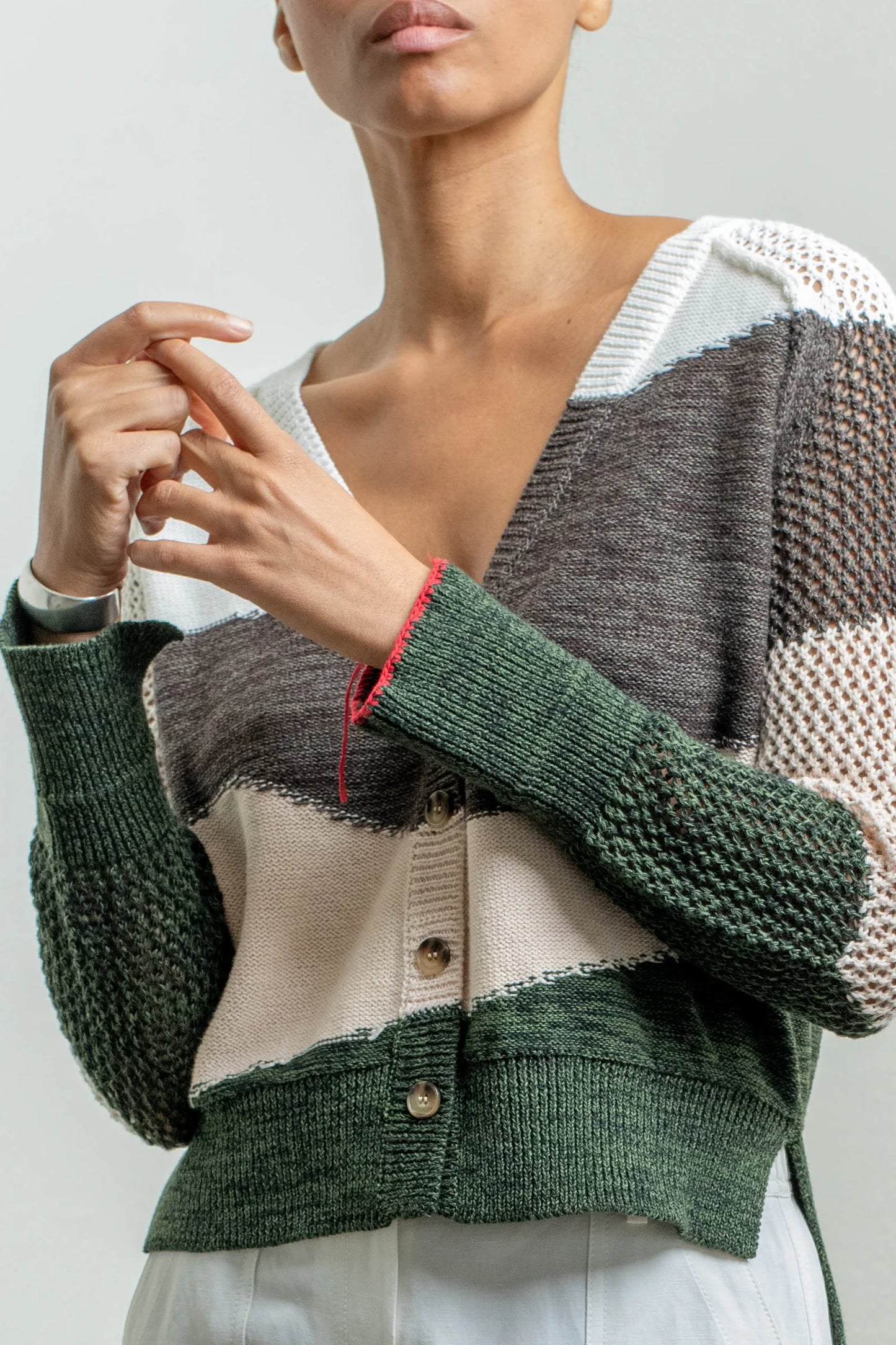 Raquel Allegra Matisse Cardigan Neutral-Raquel Allegra-Thistle Hill