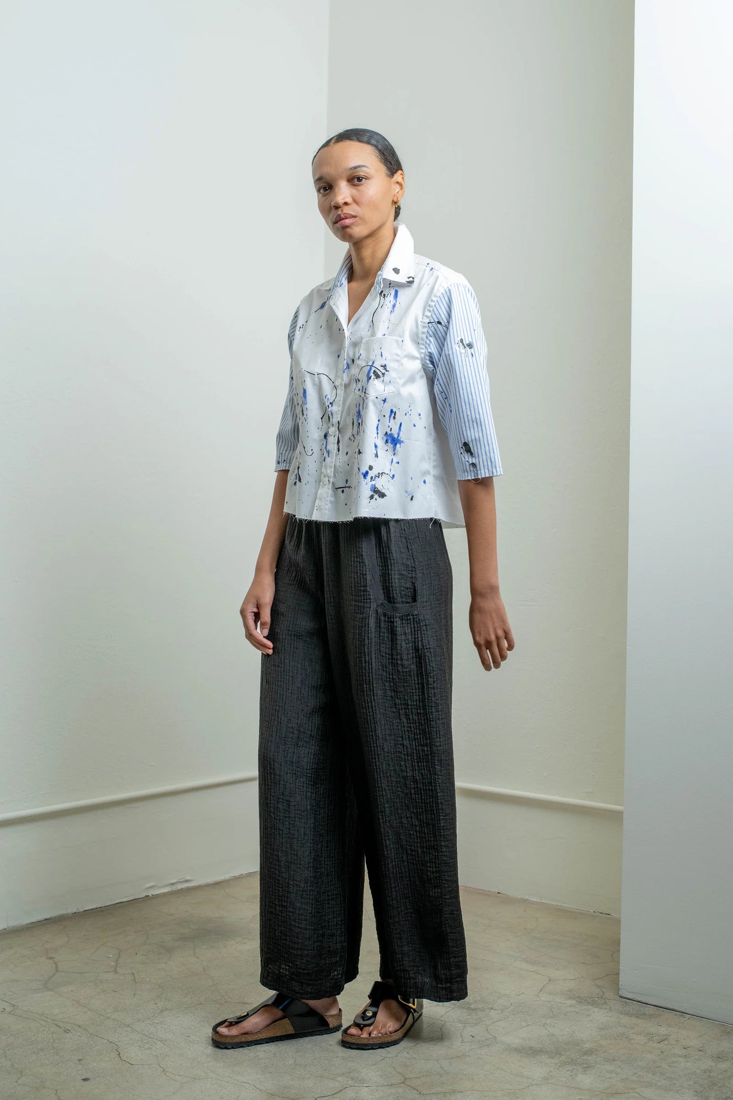 Raquel Allegra Fresco Shirt Splatter-Raquel Allegra-Thistle Hill