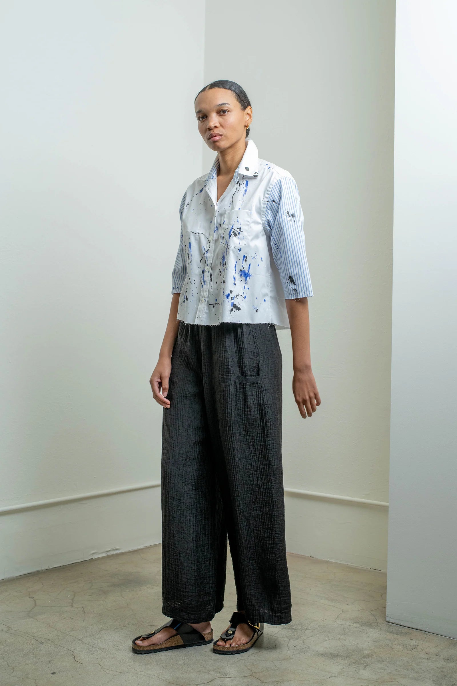 Raquel Allegra Fresco Shirt Splatter-Raquel Allegra-Thistle Hill