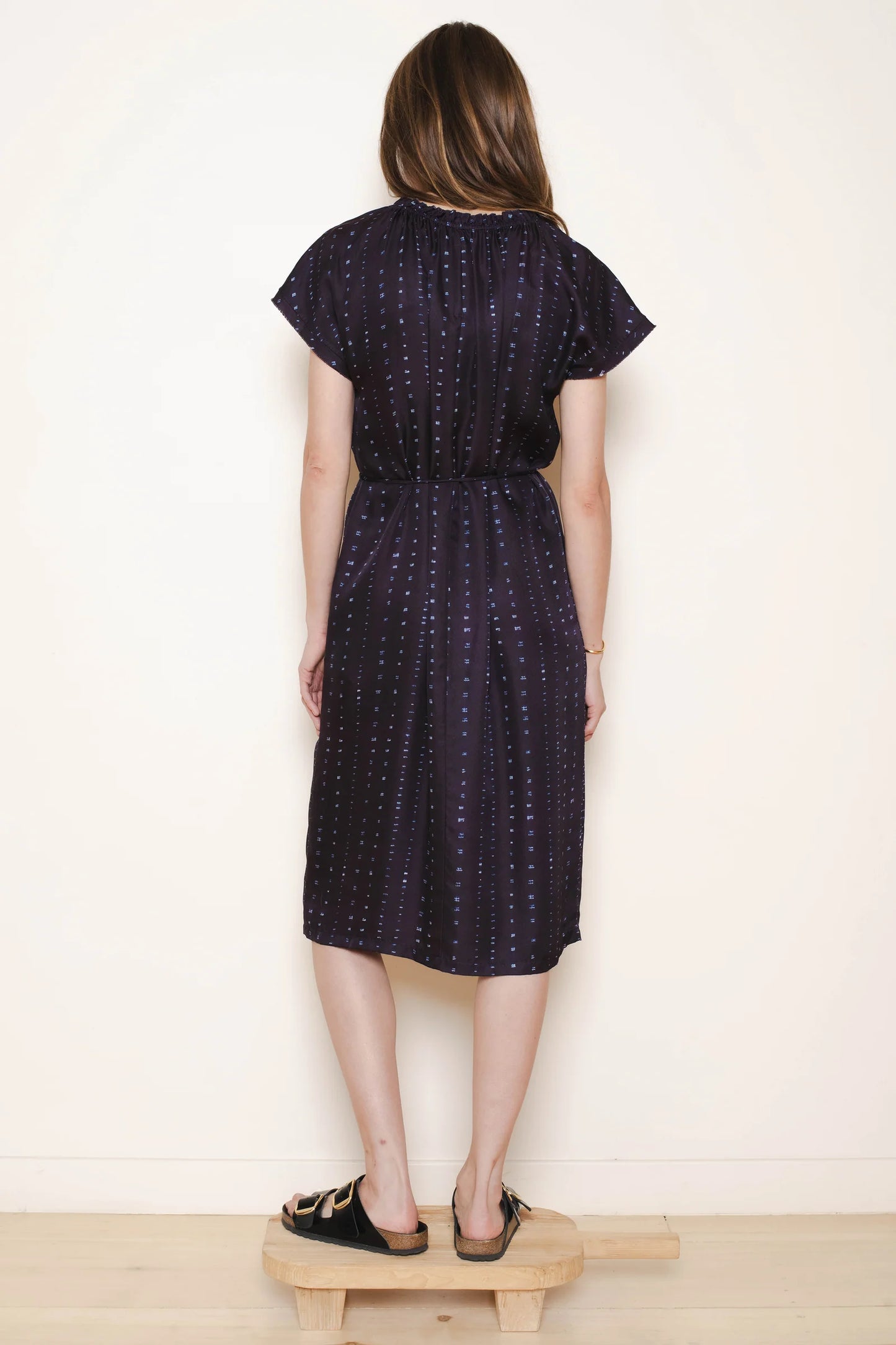 Raquel Allegra Marceline Dress Shibori Indigo-Raquel Allegra-Thistle Hill