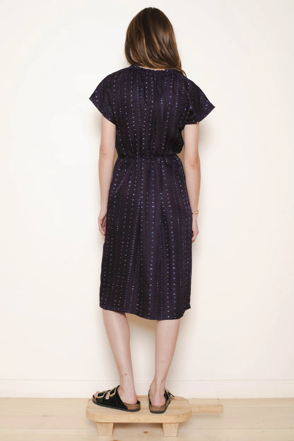 Raquel Allegra Marceline Dress Shibori Indigo-Raquel Allegra-Thistle Hill