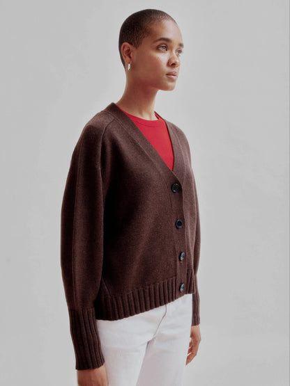 Sayaka Davis Balloon Sleeve Cardigan Wood-Sayaka Davis-Thistle Hill