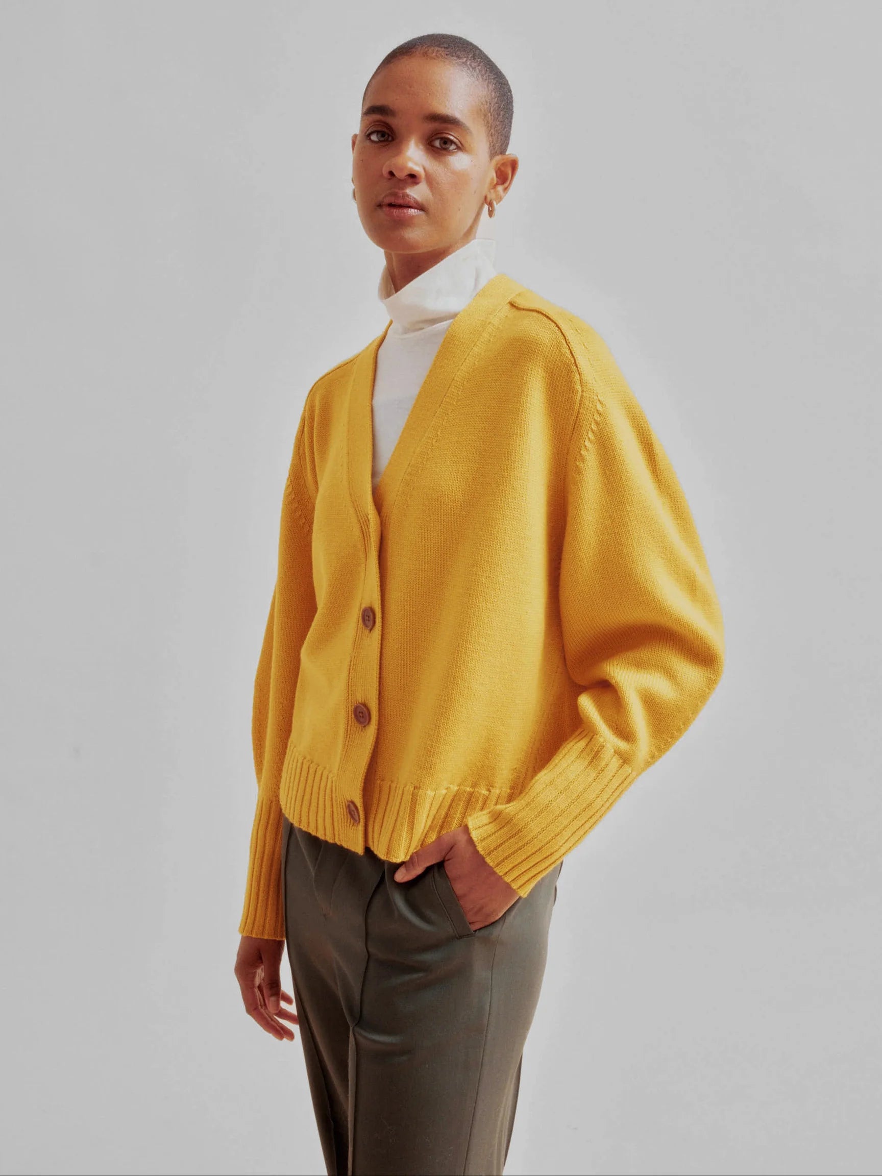 Sayaka Davis Balloon Sleeve Cardigan Golden Sun-Sayaka Davis-Thistle Hill