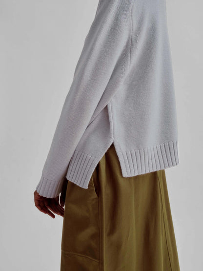 Sayaka Davis Crew Neck Pullover Ice Gray-Sayaka Davis-Thistle Hill