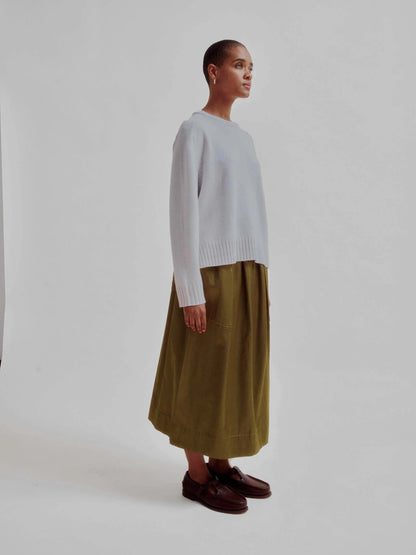 Sayaka Davis Crew Neck Pullover Ice Gray-Sayaka Davis-Thistle Hill