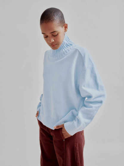 Sayaka Davis Highneck Sweater Baby Blue-Sayaka Davis-Thistle Hill