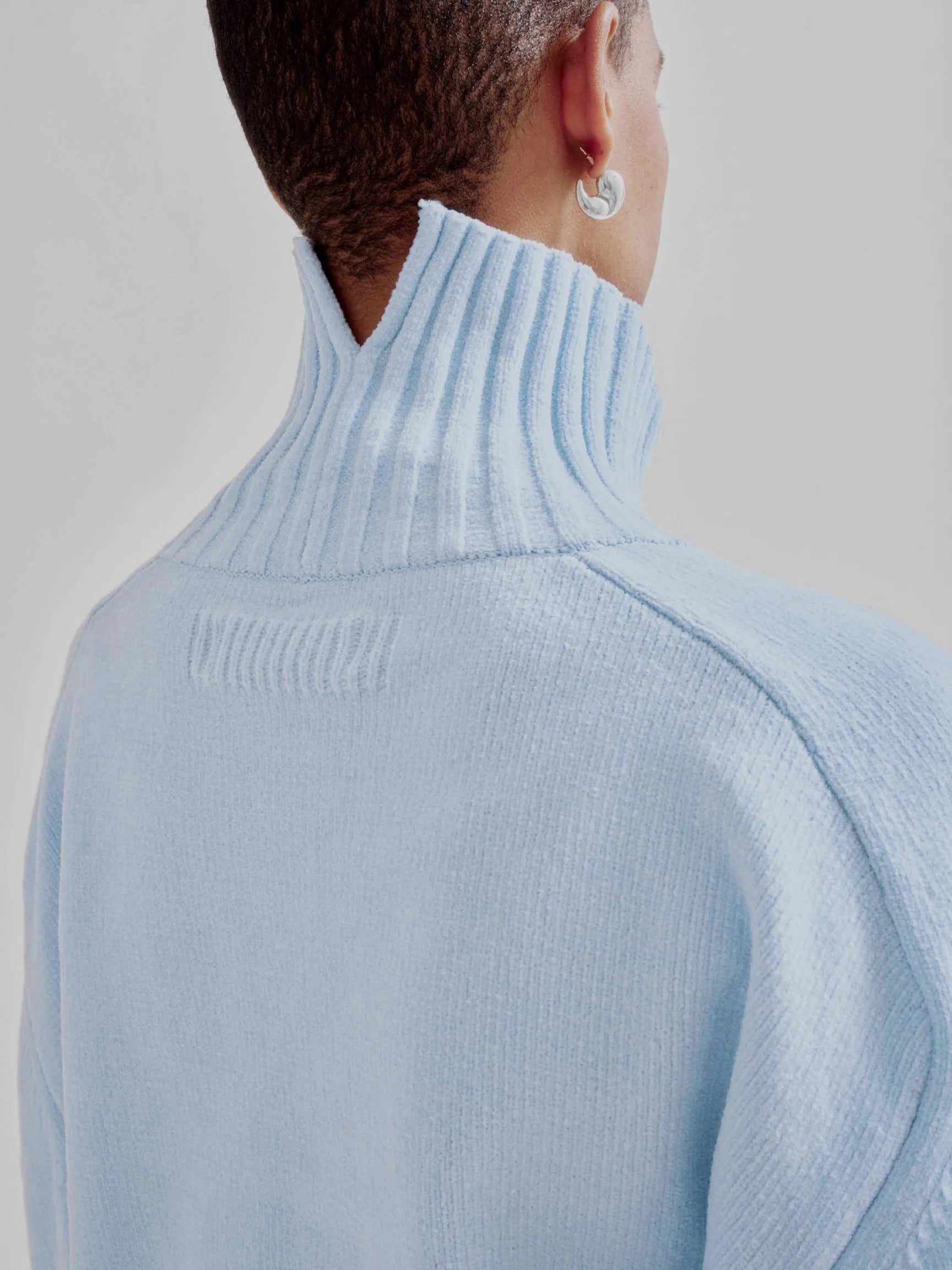 Sayaka Davis Highneck Sweater Baby Blue-Sayaka Davis-Thistle Hill
