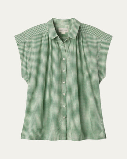 Trovata Della Shirt Pistachio Gingham-Trovata-Thistle Hill
