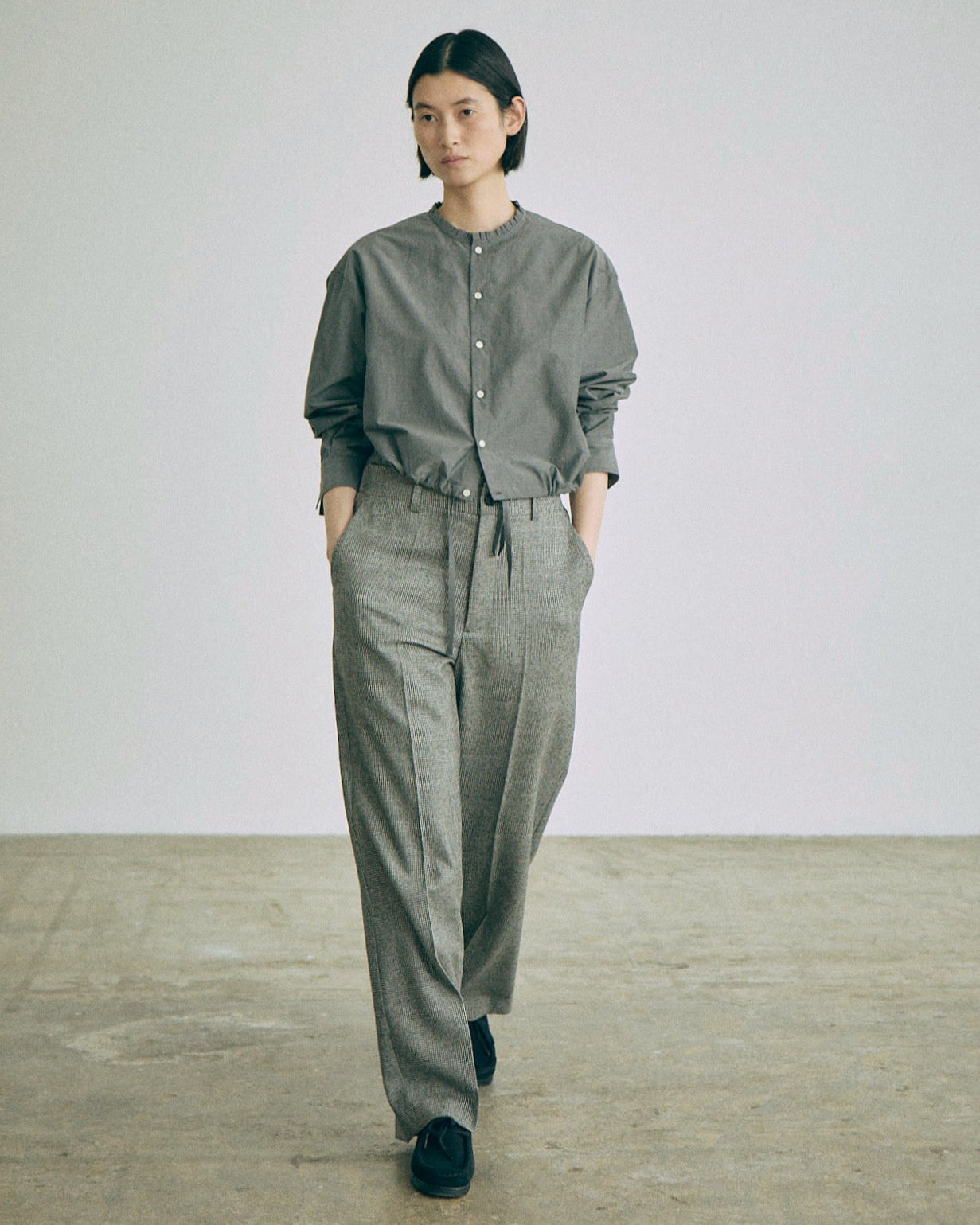 Nicholson & Nicholson Still Woven Pant Black & White-Nicholson & Nicholson-Thistle Hill