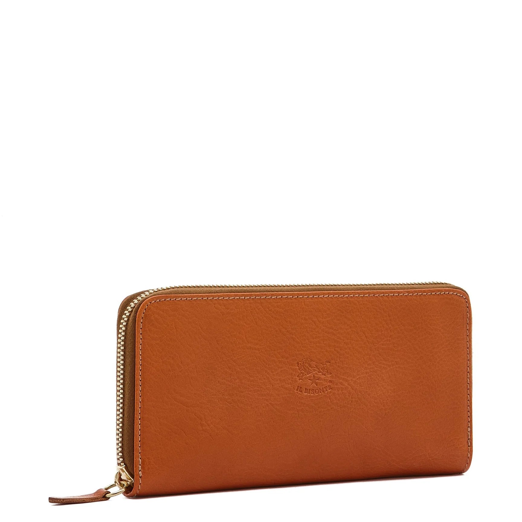 Il Bisonte Ametista Zip Around Wallet Caramel-Il Bisonte-Thistle Hill