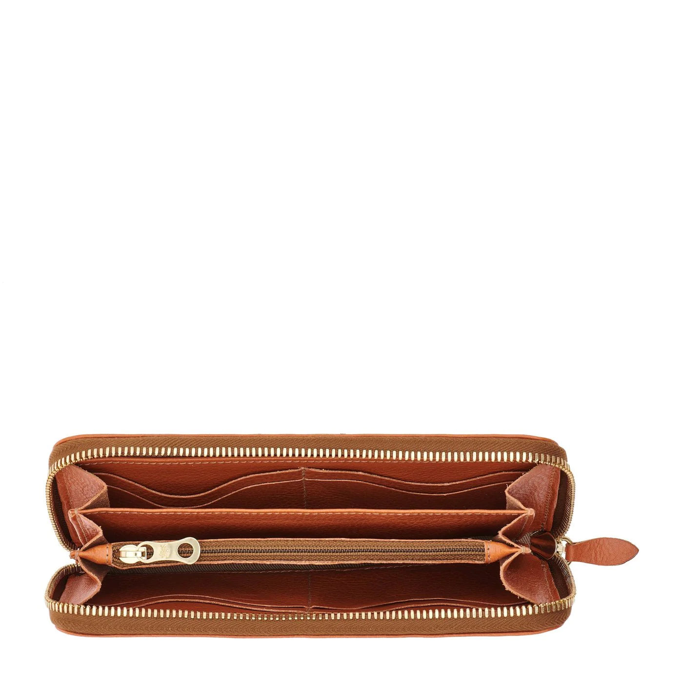 Il Bisonte Ametista Zip Around Wallet Caramel-Il Bisonte-Thistle Hill