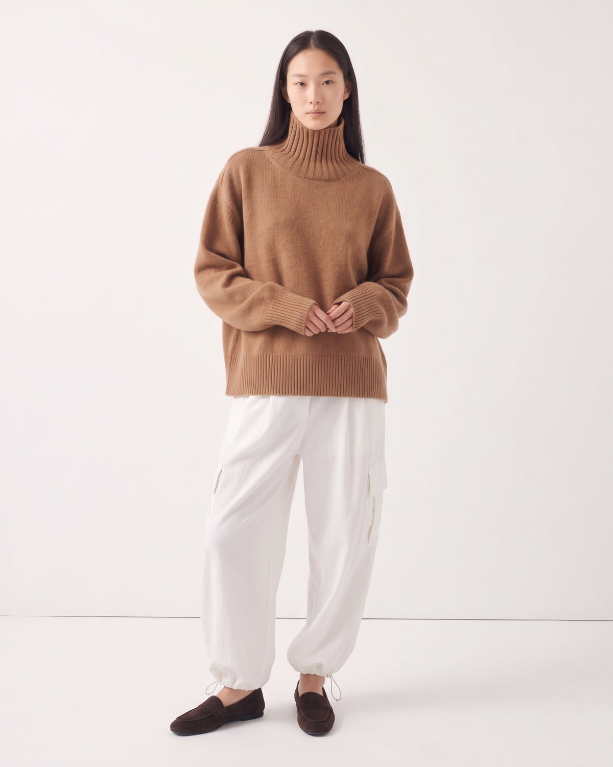 Sayaka Davis Highcollar Sweater Latte-Sayaka Davis-Thistle Hill