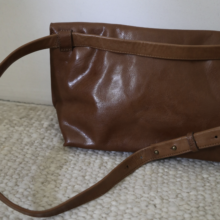 Bea Mombaers C Bag Tumbled Cognac-Bea Mombaers-Thistle Hill