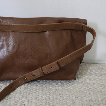 Bea Mombaers C Bag Tumbled Cognac-Bea Mombaers-Thistle Hill