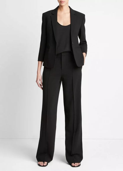 Vince Shrunken Blazer Black-Vince-Thistle Hill