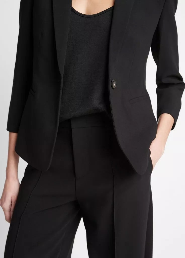 Vince Shrunken Blazer Black-Vince-Thistle Hill