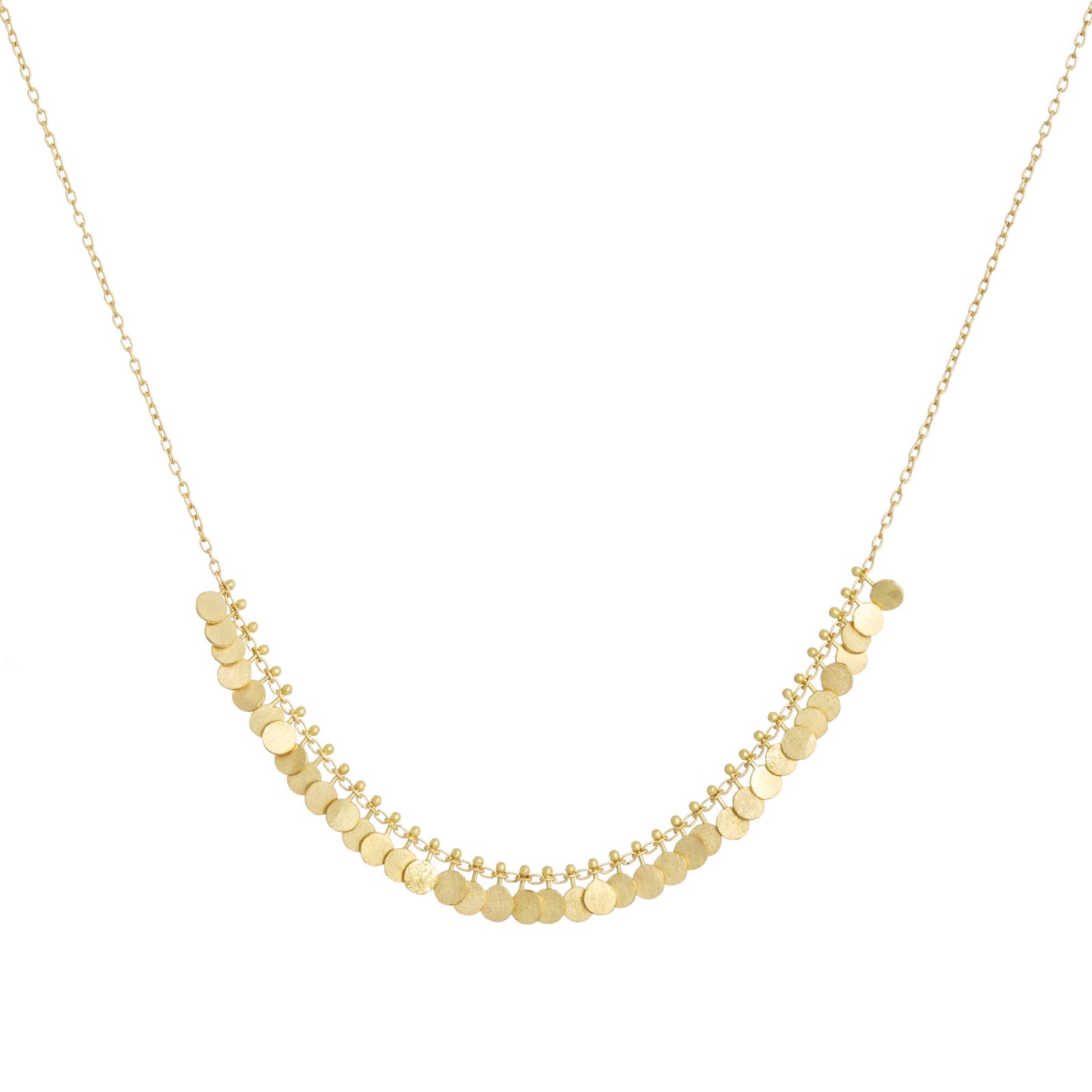 Sia Taylor 18K Tiny Dots Arc Necklace-Sia Taylor-Thistle Hill