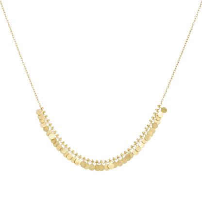 Sia Taylor 18K Tiny Dots Arc Necklace-Sia Taylor-Thistle Hill