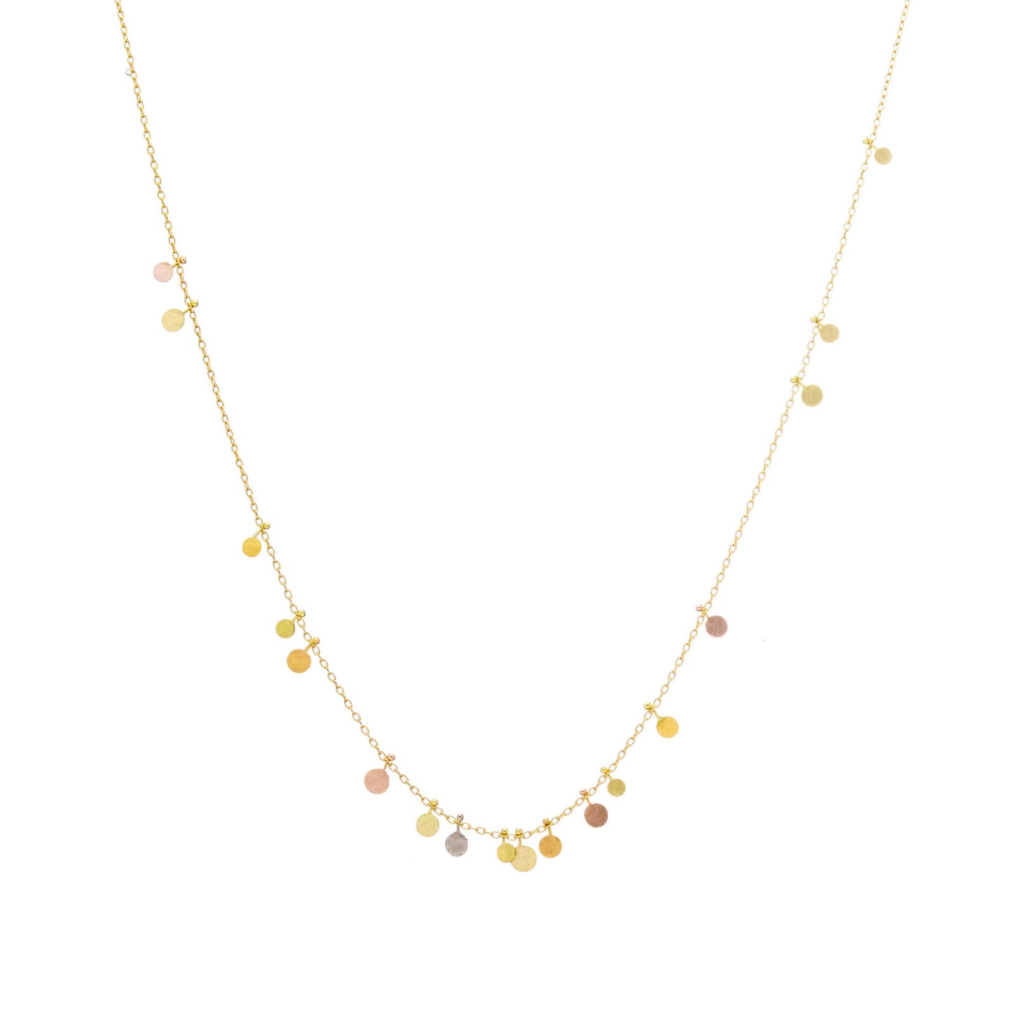 Sia Taylor 18K Tiny Random Dots Necklace-Sia Taylor-Thistle Hill