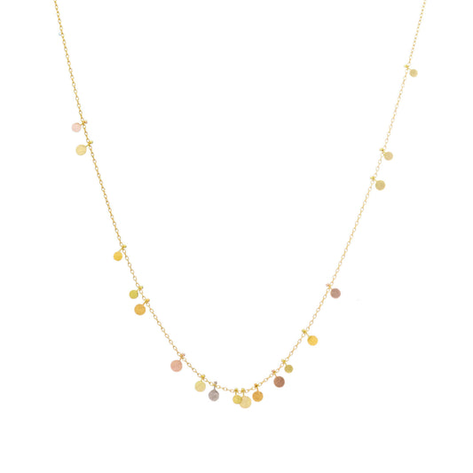 Sia Taylor 18K Tiny Random Dots Necklace-Sia Taylor-Thistle Hill
